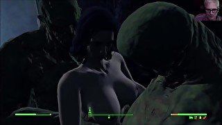 Fallout 4 Animated Sex Game AAF Sex Mods with 3D Animation Porn: Piper Double Fucked Monster Sex