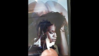 Rihanna cumtribute #1