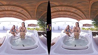 Hot Tub Beauties featuring Amelia B, Jane - ZexyVR