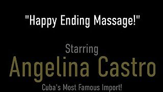 Sensual Massage And Pussy Pounding! Cuban Hottie Angelina Castro Dicked!