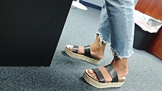 Coworker Shoeplay