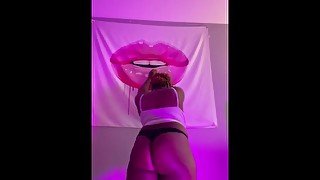 EBONY SEXY DANCING AND TEASING