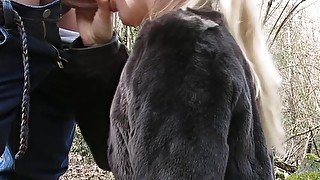 BLONDE TEEN FUCKED IN THE WOODS