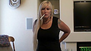 My Cougar Bbw Stepmom Helps Me Masturbate