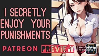 You spank me for disobeying you command [patreon preview] (dominant listener submissive speaker