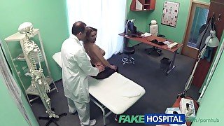 FakeHospital Big tits babe has a back problem