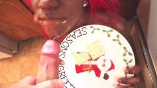 Naughty Santa Cum On My Cookies