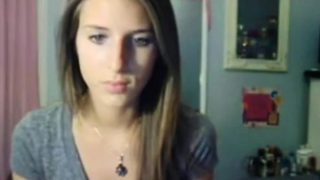 College girl airs her little sweet body