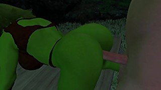 Big Goblin Booty Gets Pounded