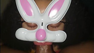 POV Easter Milf Bunny Lets Me Cum On Her Tits