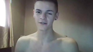 Gorgeous Hung Toned Brit Twink Flexes and Shoots