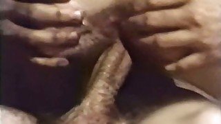 Get fucked hard in her tight and hairy ass hole by large dick