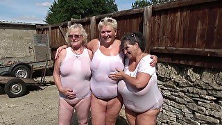 A little naughty wet t shirt fun, well 3 naughty ladies actually!