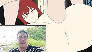 Demon Slayer redhead gets a great fuck for having a big ass