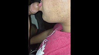 Best Blowjob on my Channel yet. Straight d. Friend filled me with thick cum