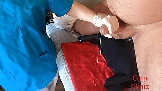 Cum Clinic Session anal vibrator prostate orgasm