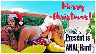 Feliz Natal - Presente é ANAL Duro Bunda grande Orgasmo forte - SEXDOLL 520