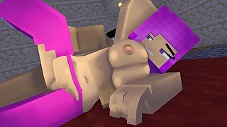 Witnessing Minecraft Jenny Transformation Into A Lustful Hoe