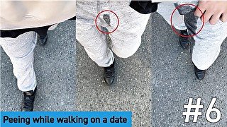 【#6】I couldn't stand it while I was on a date with my girlfriend, so I peeed a lot while walking.