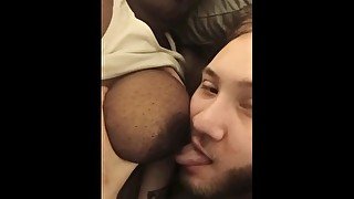 Ebony Nipple Sucking