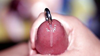 Sex-Toy Sounding Penis-Plug Cum-Shot Desire Pt2