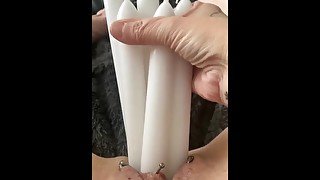 Candle solo amateur hot kincky