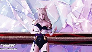 [MMD] GFRIEND - MAGO Ahri KDA Hot Kpop Dance 4K 60FPS