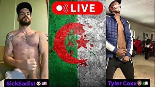 😈Caught Naughty Jerking On Zoom🖥️ 🧔🏻‍♂️🇺🇸SickSadist VS Tyler Coxx🧔🏽‍♂️🇩🇿 (TEASER)