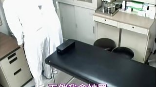 Japanese naughty nurse banged in voyeur medical fetish video