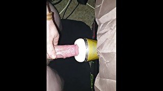 Quick fleshlight fuck with cumshot HD