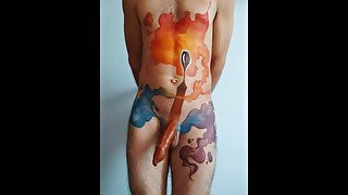 auto-BodyPainting fiammifero in fiamme 🔥