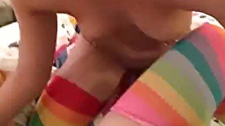 Hot Lesbian sex using bizarre toys