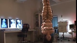 Drubbing a Japanese Nurse-Upside down