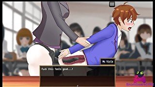 Femdom University Zero E66 - Violeta Teacher Pegs you Hard In Front of the Class