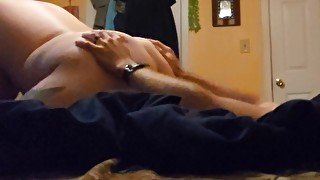 Milf sucks sits on face and rides to get cum on her big tits.