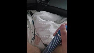 Edging fail and overstimulation, female masturbation bbw