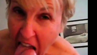 Grandma blowjob