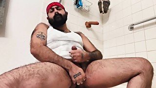 Pup Major  piss and cum fun