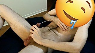 JeromeKox - Jacking Alone with a Huge Cum Shot - Small Dick, Big Balls