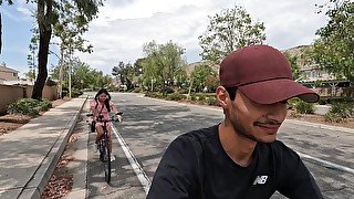 Couple go biking on Mushrooms for first time.. sex vlog