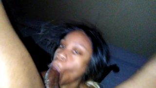 slim goody swallowing cock