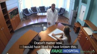 FakeHospital Hot sex with doctor and nurse in patient waiting room