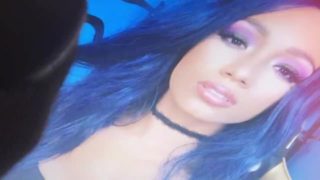 WWE Sasha Banks Cumtribute 