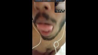 Webcam show with indian guy