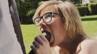 MARISKAX Hot blonde Tina treated to a BBC outdoors