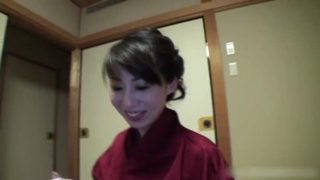 Marvelous oriental gal performing in a group sex