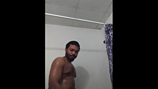 Masturbating in shower