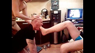 crazy GROUP BDSM FOOT domination - very HARD FEET oil GAGGING