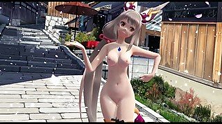 【MMD R-18】 Kimiiro ni Somaru / Xenoblade / Nia