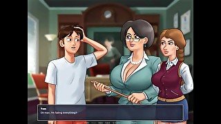 Summertime Saga:Naughty Principal With Big Tits-Ep 2